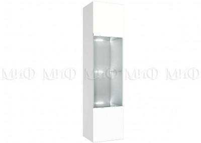 Флорис ШК-004 Шкаф-витрина однодверный, белый