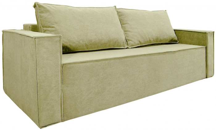 Диван-еврокнижка Амстердам 140, рогожка коричневая