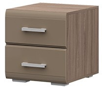 Вегас Тумба прикроватная 400*430*446 шимо темн/кофе с молоком