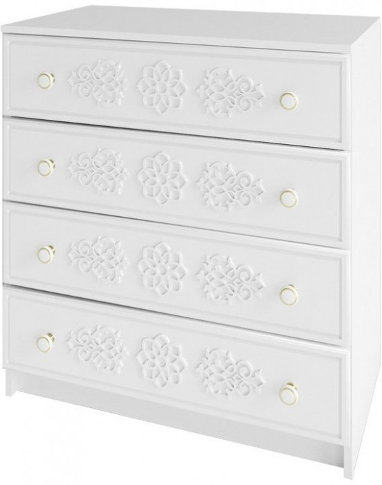 Модульная детская KI-KI композиция 1, Белый/Белое дерево