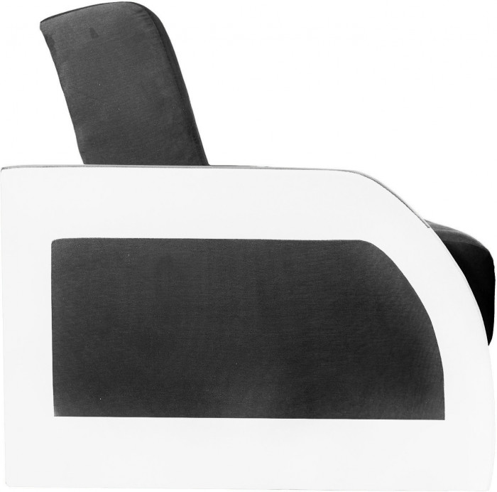 Диван-книжка Феникс, 120х190, велюр черный