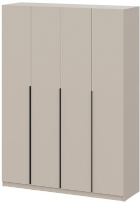 Шкаф распашной с наполнением (11 полок + штанга) ШК 5 (1600), Меланж