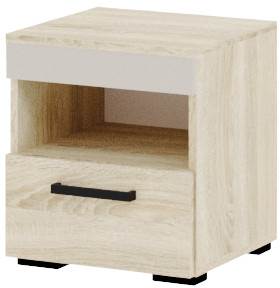 Тумба прикроватная "Адель" - Дуб сонома/Кашемир