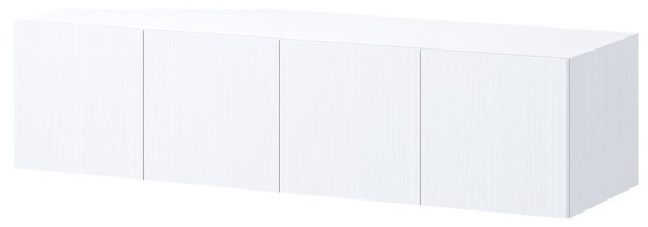 Антресоль Бастион ЛДСП 1,6 (Белый древесный)