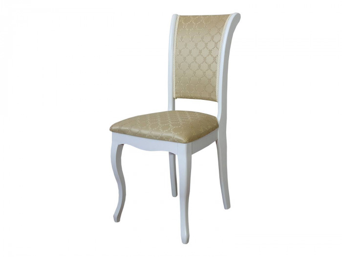 Стул С-6 белый/андрис бежевый