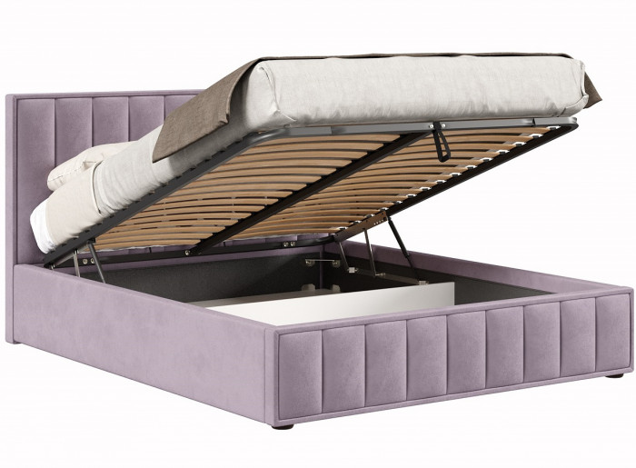 Кровать с подъёмным механизмом 1800 Анкона, лаванда