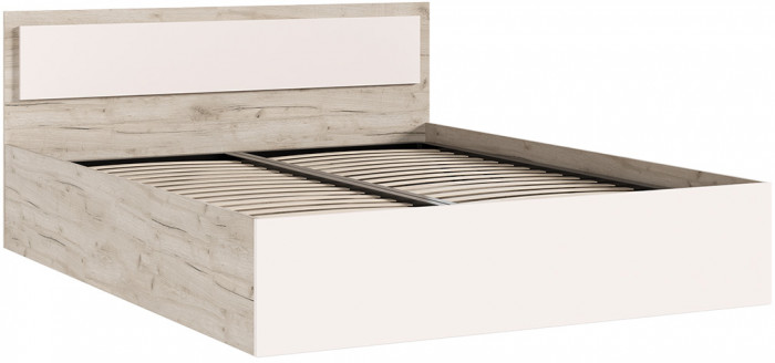 Кровать 1,6м с подъемным механизмом Мартина, Крафт серый/Кашемир