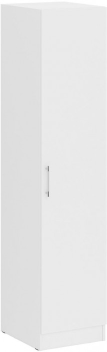 Кровать 1400 + Пенал Стандарт, цвет белый, ШхГхВ 143,5х203,5х70 + 45х52х200 см., сп.м. 1400х2000 мм., без матраса, основание есть