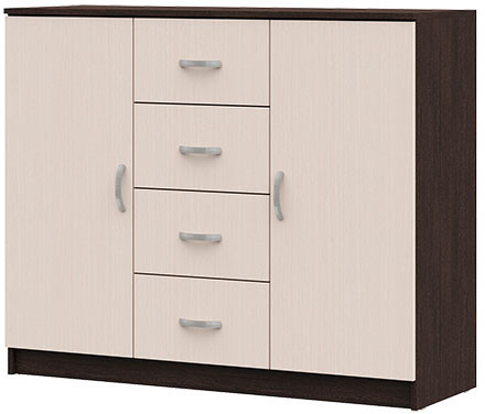 КМ 555М Бася ЛДСП комод венге/белфорт