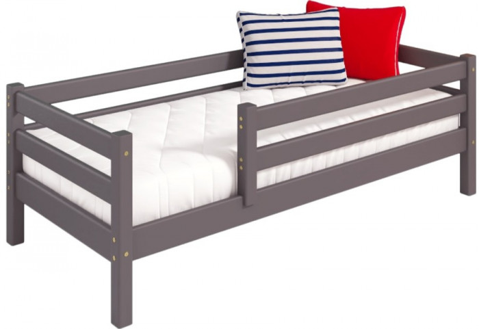 Кровать Соня (вариант 3) с защитой по периметру, лаванда