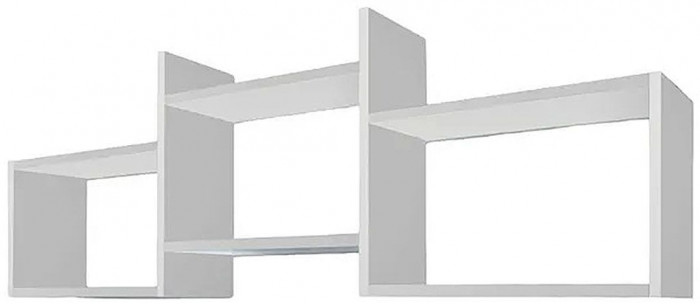 Полка навесная Кубик-6 Белый