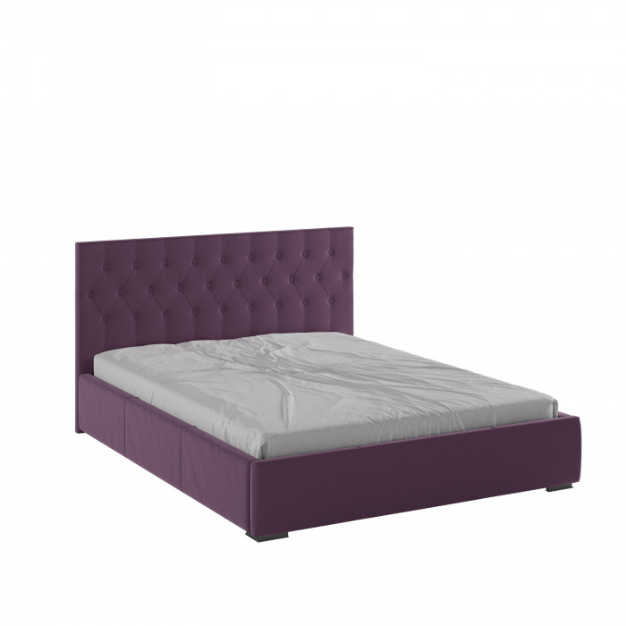 Октавия Кровать интерьерная 160 винный ромб, ПМ