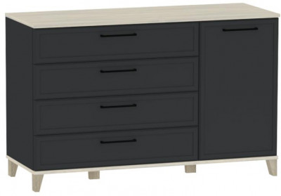 Комод с ящиками Аурелио 455, антрацит