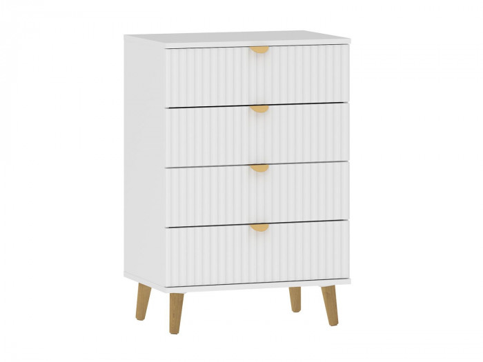 НМ 040.18 комод Дакота Белый / Меренга