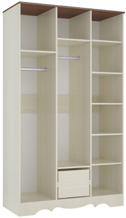 Латте 3 Шкаф трехдверный Бодега Светлый / Орех Донской