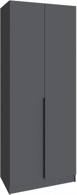 Шкаф Мадрид (0,9) без зеркала, Графит серый