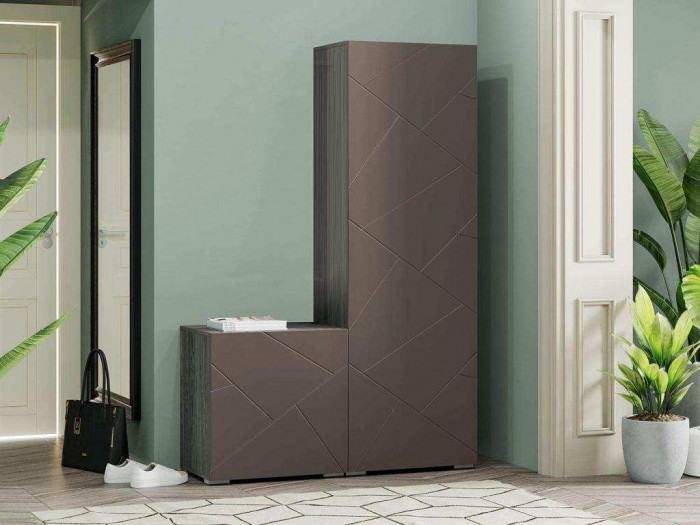 Прихожая Summit 3 ясень анкор тёмный/софт графит