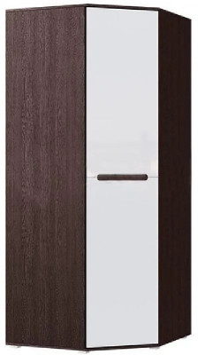 Ким Шкаф угловой (Венге / Белый глянец)