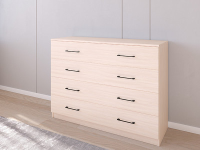 Комод 05/16 120х40х90 Дуб молочный/Дуб молочный