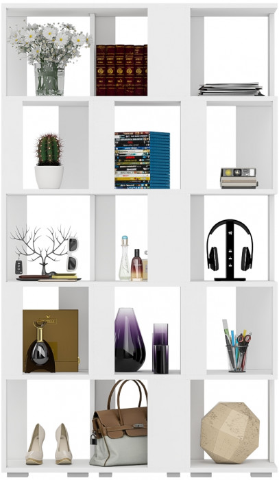 Стеллаж СВК 3 шт., цвет белый, ШхГхВ 105х35х179 см.