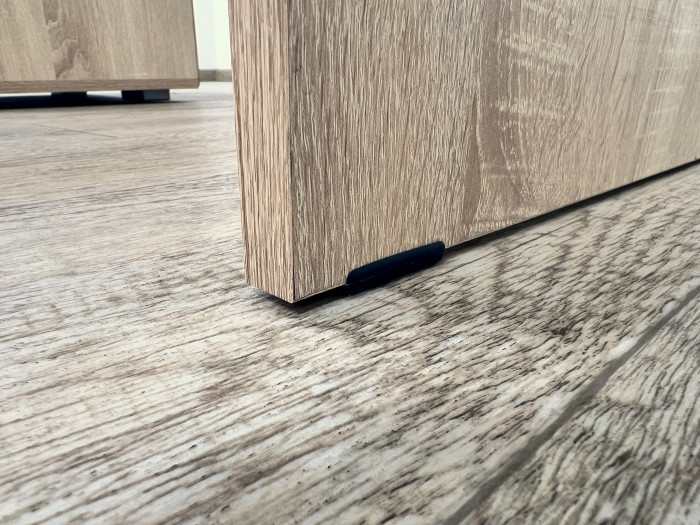 Компьютерный стол Квартет-9, Дуб крафт золотой/Графит серый