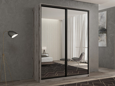 Шкаф-купе Кааппи 1 Эвок Окаменелый 150х45х230 см