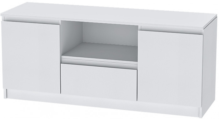 Кэт-1 Тумба ТВ, Белый/Белый