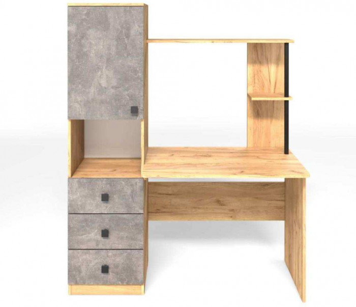 Стол компьютерный СК-8 дуб крафт/ателье