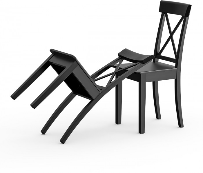 Два стула Мебель--24 Гольф-14 разборных, венге