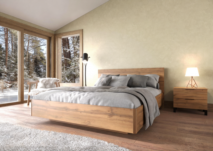 Модульная спальня Нао, набор №6, Дуб вотан (Профиль МДФ Дуб вотан)