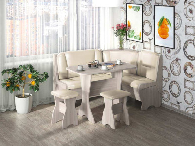 Кухонный набор Орхидея ясень светлый/крем