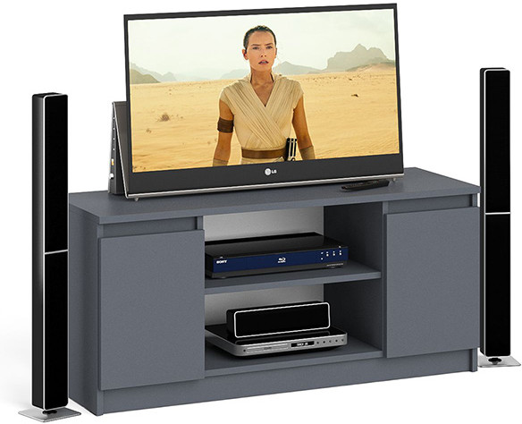 Мори Тумба ТВ МТВ1200.1, цвет графит, ШхГхВ 120,4х41х54,6 см.