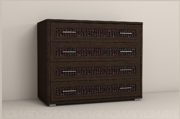 Кэт-4 Комод 4 ящика, венге (Венге)