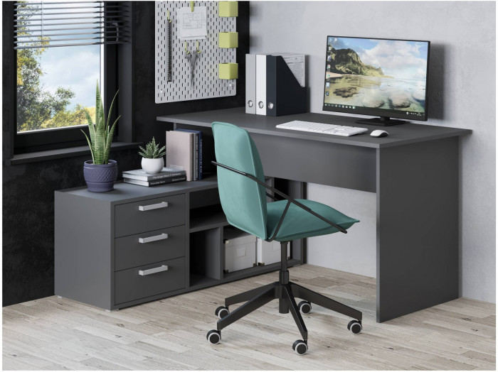 Стол компьютерный СК-11, ЛДСП (Ясень шимо темный)