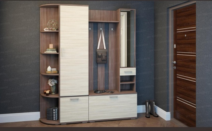 Модульная прихожая Ника, композиция 4