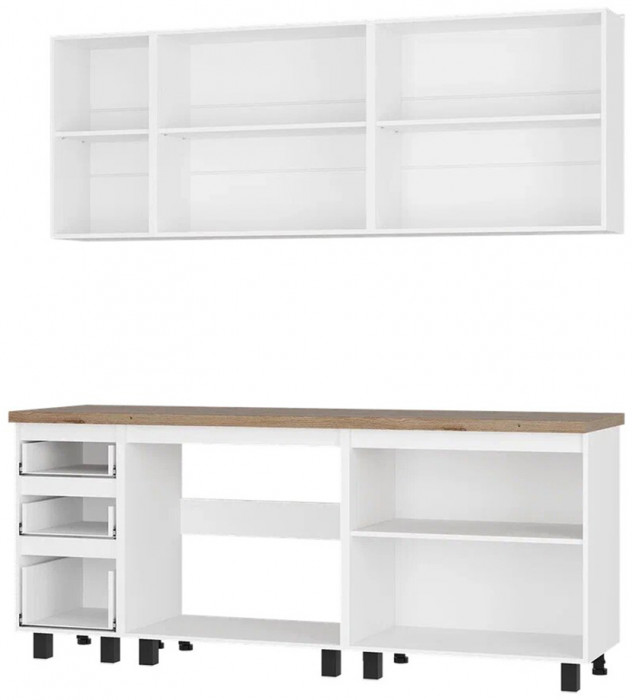 Кухня Честер 2,0 м, Белый