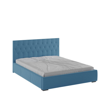 Октавия Кровать интерьерная 160 светло-голубой ромб, ПМ