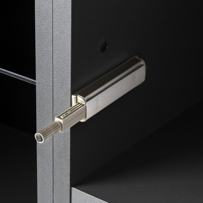 Сидней 13.200 Шкаф, цвет корпус: антрацит/фасады: МДФ веллюто капучино, ШхГхВ 50х41,3х205,2 см., универсальная сборка