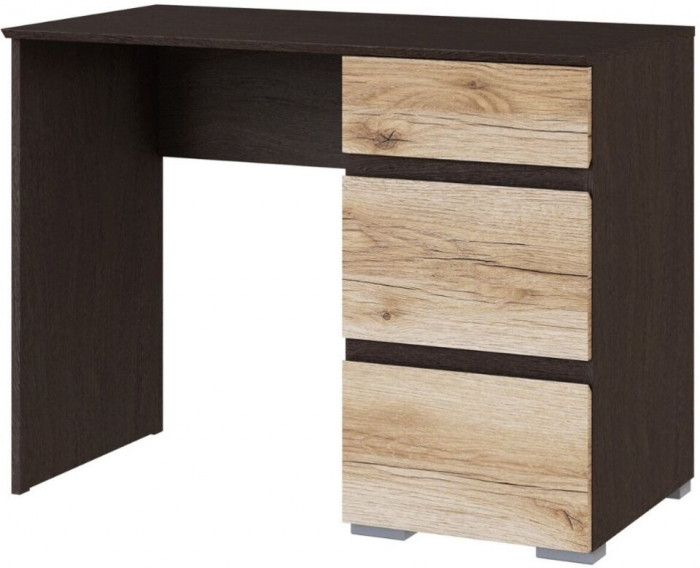 Плейона Стол косметический венге/дуб делано