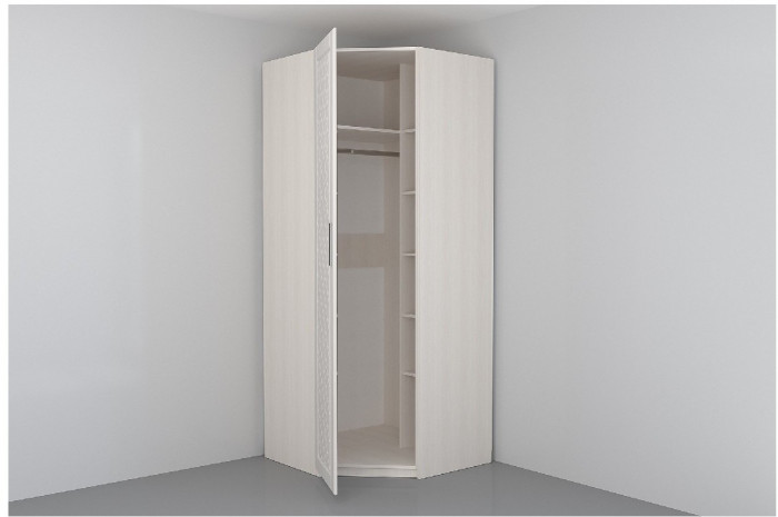 Аллегро 9 МДФ Шкаф угловой (Бодега белая/Сандал белый)