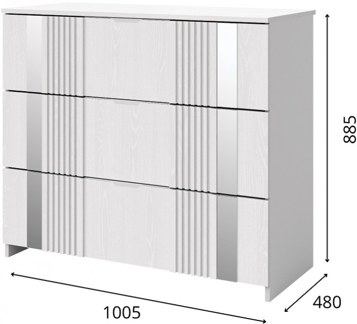 Комод 3 ящика 