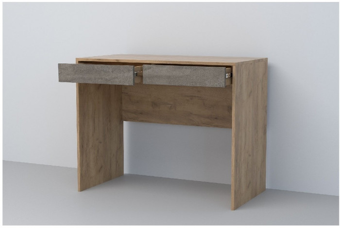 Эго Стол Ст-1 (Камень Темный/Дуб Крафт Золотой)