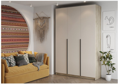 БОХО Шкаф комбинированный ШК-004 трехстворчатый