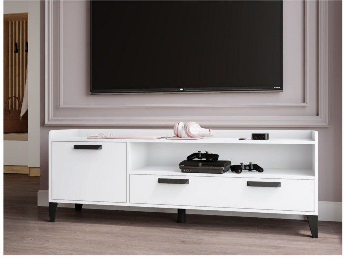 Тумба ТВ Парус-8 белый