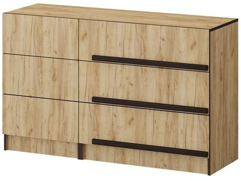 Комод Бастион №2 (Дуб крафт золотой)