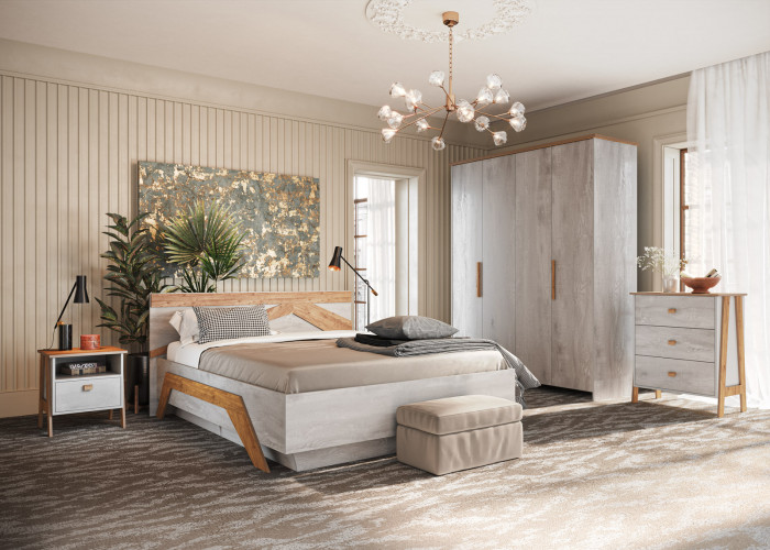 Шкаф четырехдверный 