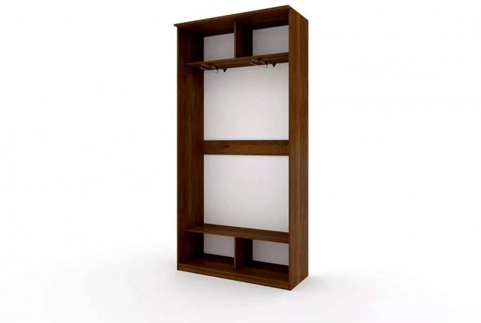 Шкаф купе Модерн 1190х450 2-х дверный зеркальный с пескоструем №4 венге