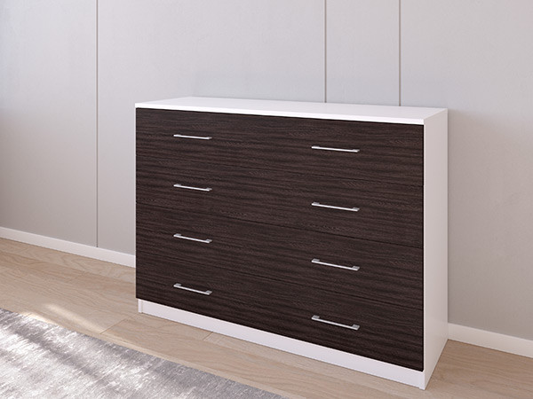 Комод 05/23 120х40х90 Белый/Венге