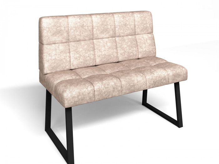 Кухонный диван Реал МД 1100 Латте/Черный муар