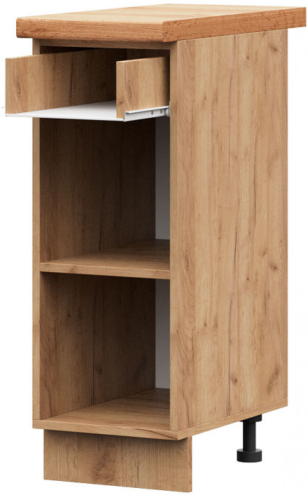 ШН1Я 300 корпус шкаф нижн. с 1ящ (300*840*474) б/ст дуб крафт золото